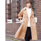 ベージュ | 中綿トレンチコート ビッグシルエット 長袖 | mili an deni