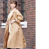 中綿トレンチコート ビッグシルエット 長袖 | mili an deni | 詳細画像8