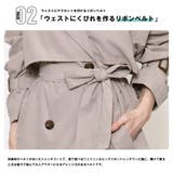 キャンディ袖前後ヨーク切替トレンチコート スプリングコート レディース | mili an deni | 詳細画像4