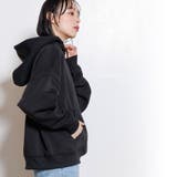 裏起毛フーディプルオーバー 長袖 スウェット | mili an deni | 詳細画像6 