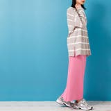 ワイドボーダー長袖Tシャツ ロンＴ ミドル丈 | mili an deni | 詳細画像11 