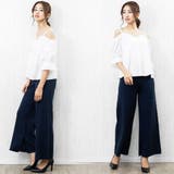 オフショルブラウス キャンディスリーブ 5分袖 | mili an deni | 詳細画像6 