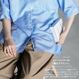 レース襟ロゴ半袖オーバーブラウス スカラップ刺繍襟 バックプリント | mili an deni | 詳細画像6 