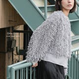 ラメシャギーレイヤードニットプルオーバー 重ね着 クルーネック | mili an deni | 詳細画像11 