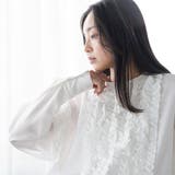 タキシードフリルブラウス ブラウス レディース | mili an deni | 詳細画像7 