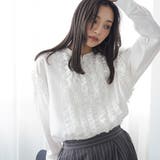 タキシードフリルブラウス ブラウス レディース | mili an deni | 詳細画像8 