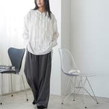 タキシードフリルブラウス ブラウス レディース | mili an deni | 詳細画像10 