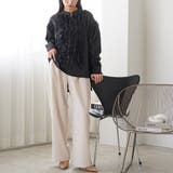 タキシードフリルブラウス ブラウス レディース | mili an deni | 詳細画像15 