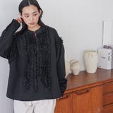 タキシードフリルブラウス ブラウス レディース | mili an deni | 詳細画像16 