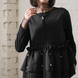 パールティアードフリルベスト ティアードフリル クルーネック | mili an deni | 詳細画像13 