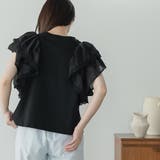 ラッフルスリーブTシャツ レディース フリル袖 | mili an deni | 詳細画像13