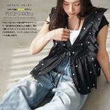 ドット刺繍 フリルベスト レディース | mili an deni | 詳細画像4 