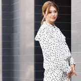 取り外しラッフル襟バンドカラードットシャツ 長袖 M | mili an deni | 詳細画像7