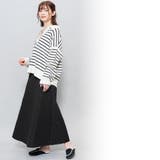 スキッパーボーダーニットプルオーバー ニット ドロップショルダー | mili an deni | 詳細画像7 