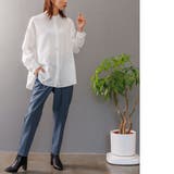 エステルPUバックドロストオーバーシャツ 長袖 黒 | mili an deni | 詳細画像7 