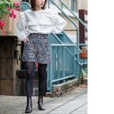 エステルブロードフリル切替ブラウス 秋 シャツ | mili an deni | 詳細画像7 