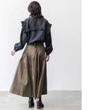 エステルブロードフリル切替ブラウス 秋 シャツ | mili an deni | 詳細画像10 