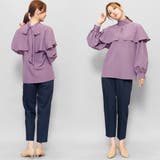 バックリボンケープブラウス 長袖 M | mili an deni | 詳細画像12 