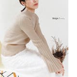 フレアスリーブハイネックプルオーバーTシャツ カットソー 長袖 | mili an deni | 詳細画像9