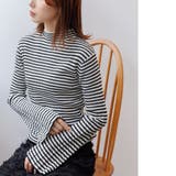 フレアスリーブハイネックプルオーバーTシャツ カットソー 長袖 | mili an deni | 詳細画像21
