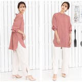 バックリボン シャーリングシャツブラウス 長袖 | mili an deni | 詳細画像7 