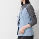 デニム リボンオープンキャミソール キャミ | mili an deni | 詳細画像6 