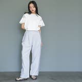 シースルーフレアスリーブTシャツ チュール袖 フレアスリーブ | mili an deni | 詳細画像9