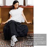 レディース Tシャツ チュールビスチェフレンチスリーブTシャツ | mili an deni | 詳細画像2
