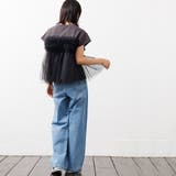 レディース Tシャツ チュールビスチェフレンチスリーブTシャツ | mili an deni | 詳細画像9