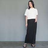 フリルチュールドッキングTシャツ クルーネック 3段フリル | mili an deni | 詳細画像9