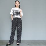 フリルチュールドッキングTシャツ クルーネック 3段フリル | mili an deni | 詳細画像12