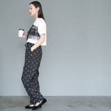 フリルチュールドッキングTシャツ クルーネック 3段フリル | mili an deni | 詳細画像13