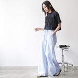 フリルチュールドッキングTシャツ クルーネック 3段フリル | mili an deni | 詳細画像17