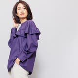 フリルスクウェアシャツブラウス プチハイネック 長袖 | mili an deni | 詳細画像6