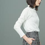 レディース トップス ウェーブジャガードプチハイロンT | mili an deni | 詳細画像6 