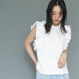 タックフリルノースリーブTシャツ ショルダータック ノースリーブ | mili an deni | 詳細画像6