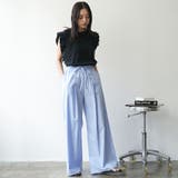 タックフリルノースリーブTシャツ ショルダータック ノースリーブ | mili an deni | 詳細画像16