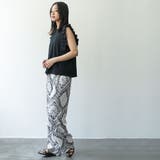 タックフリルノースリーブTシャツ ショルダータック ノースリーブ | mili an deni | 詳細画像18