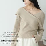 アシメニットトップス ニット セーター | mili an deni | 詳細画像5 