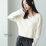 アシメニットトップス ニット セーター | mili an deni | 詳細画像6 