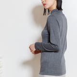 発熱加工ハイネックプルオーバー 長袖 カットソー | mili an deni | 詳細画像5 