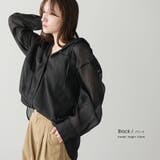 シアーシャツ レディース フードシャツ | mili an deni | 詳細画像12 