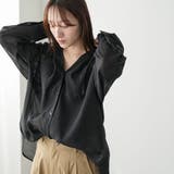 シアーシャツ レディース フードシャツ | mili an deni | 詳細画像14 
