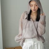シアーシャツ レディース フードシャツ | mili an deni | 詳細画像16 