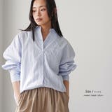 ストライプオーバーシャツ レディース シャツ | mili an deni | 詳細画像5 