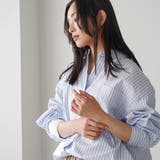 ストライプオーバーシャツ レディース シャツ | mili an deni | 詳細画像6 
