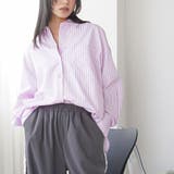 ストライプオーバーシャツ レディース シャツ | mili an deni | 詳細画像16 