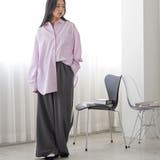 ストライプオーバーシャツ レディース シャツ | mili an deni | 詳細画像18 