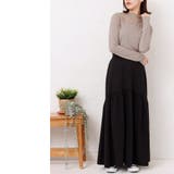 レース切替ハイネックトップス カットソー 長袖 | mili an deni | 詳細画像9 