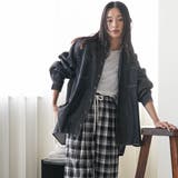 オーバーサイズデニムシャツ 長袖 レギュラーカラー | mili an deni | 詳細画像14 